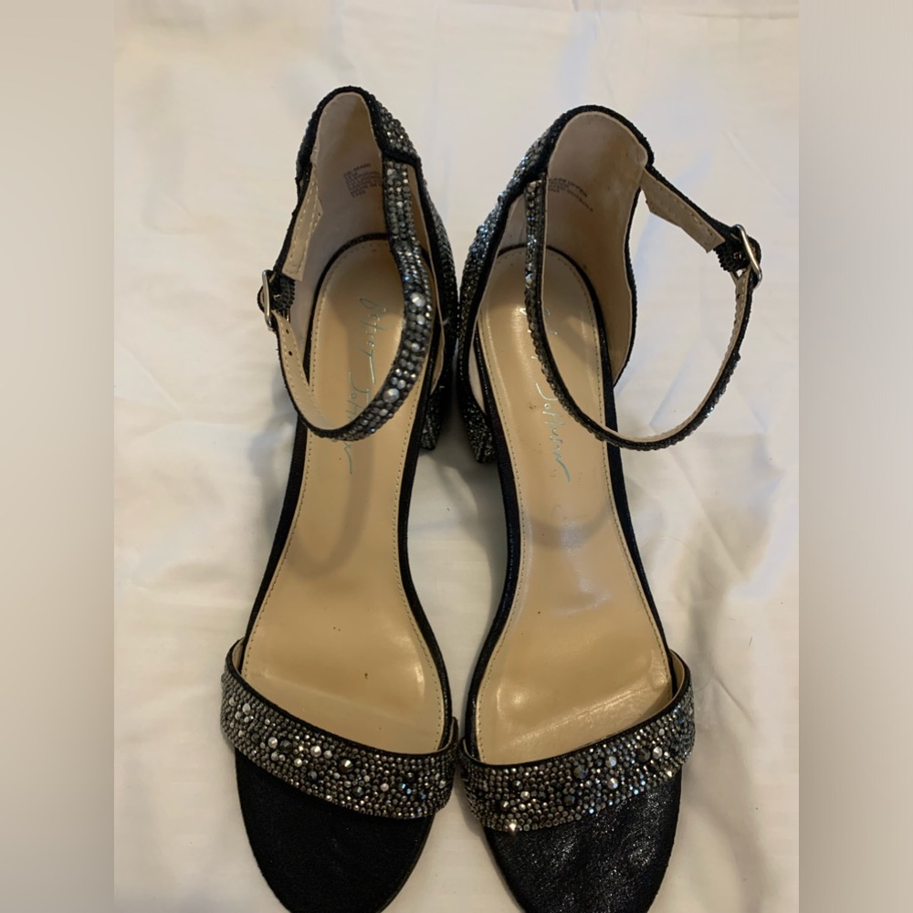 Betsey Johnson size 10 evening sandals. - Picture 3 of 9